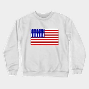 American Flag with patterns Crewneck Sweatshirt